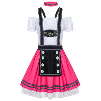 Pink 2 Piece Oktoberfest Costume OCW8