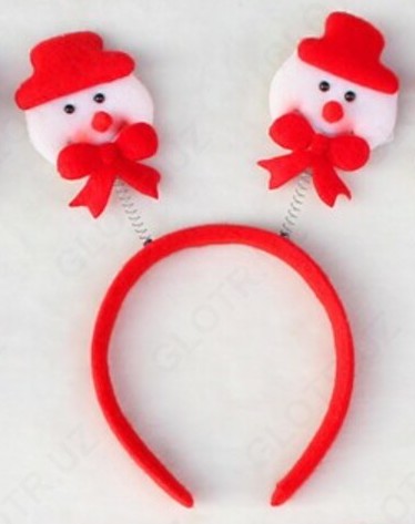 Christmas Snowman Head Bopper