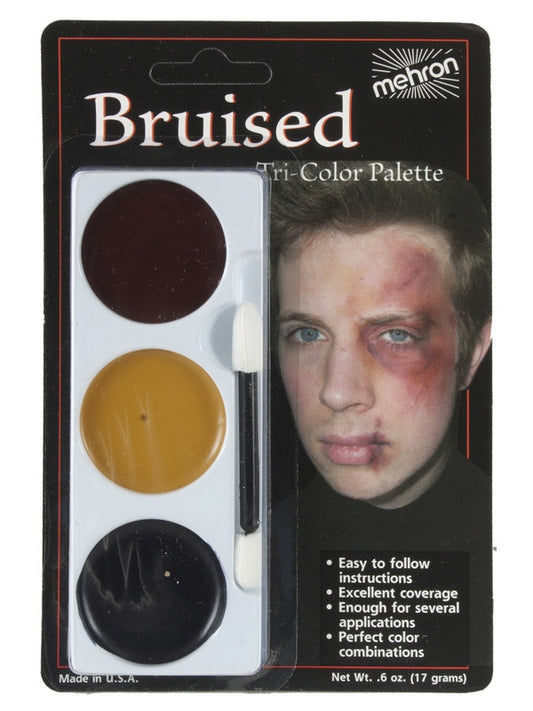 Mehron Tri-Colour Makeup Palette: Bruised