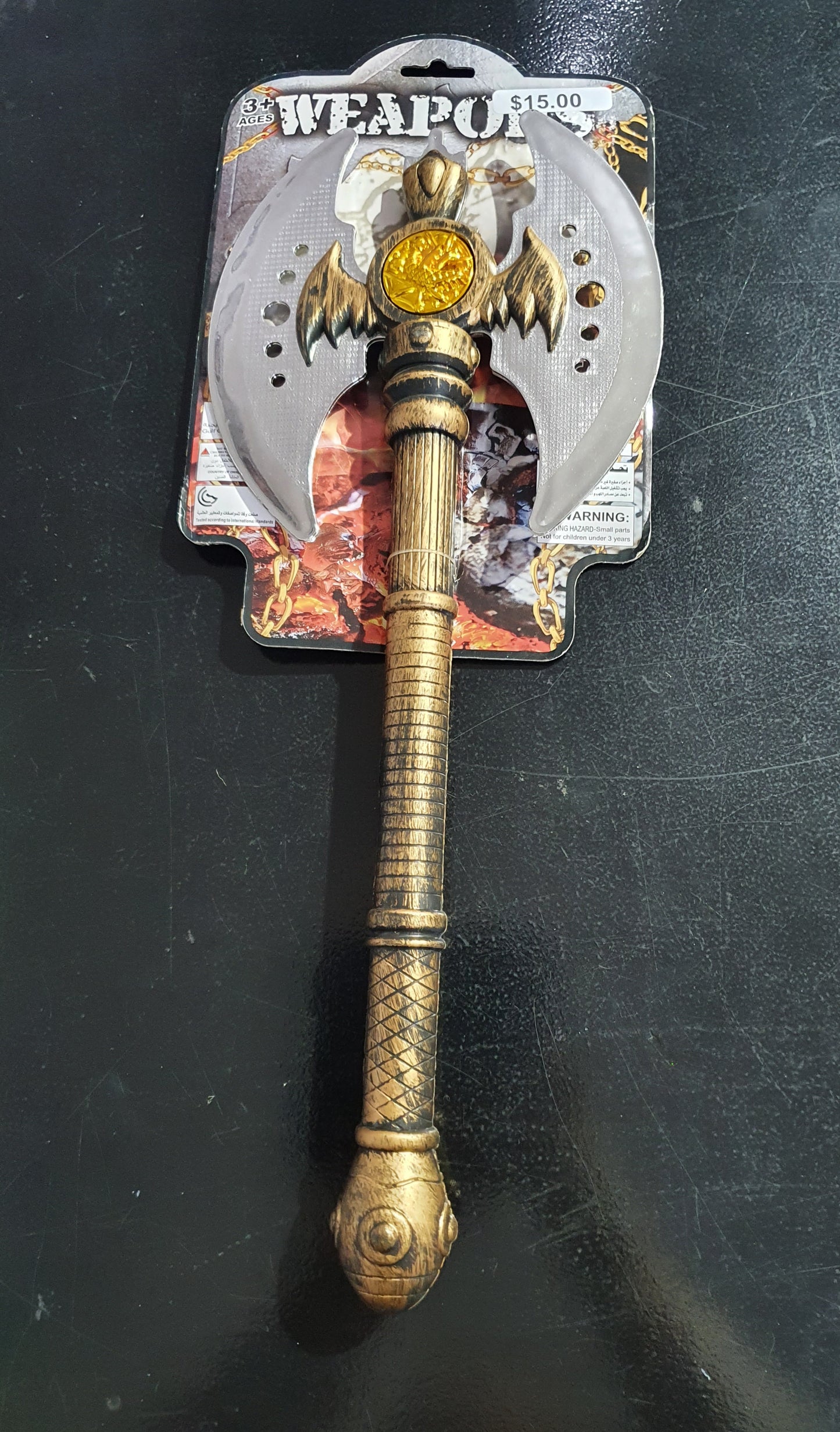 Gold Double Axe Prop