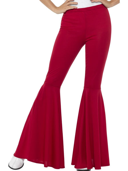 Red Flared Disco Pants