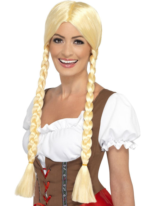 Blonde Bavarian Oktoberfest Wig