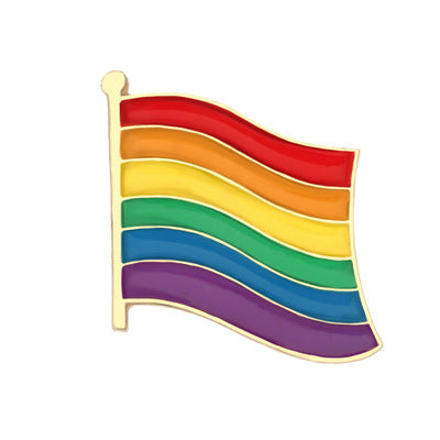 Rainbow Pride Flag Pin – Hurly-Burly