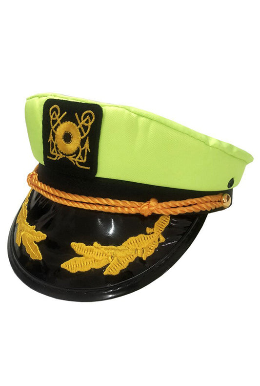 Neon Yellow Captain hat