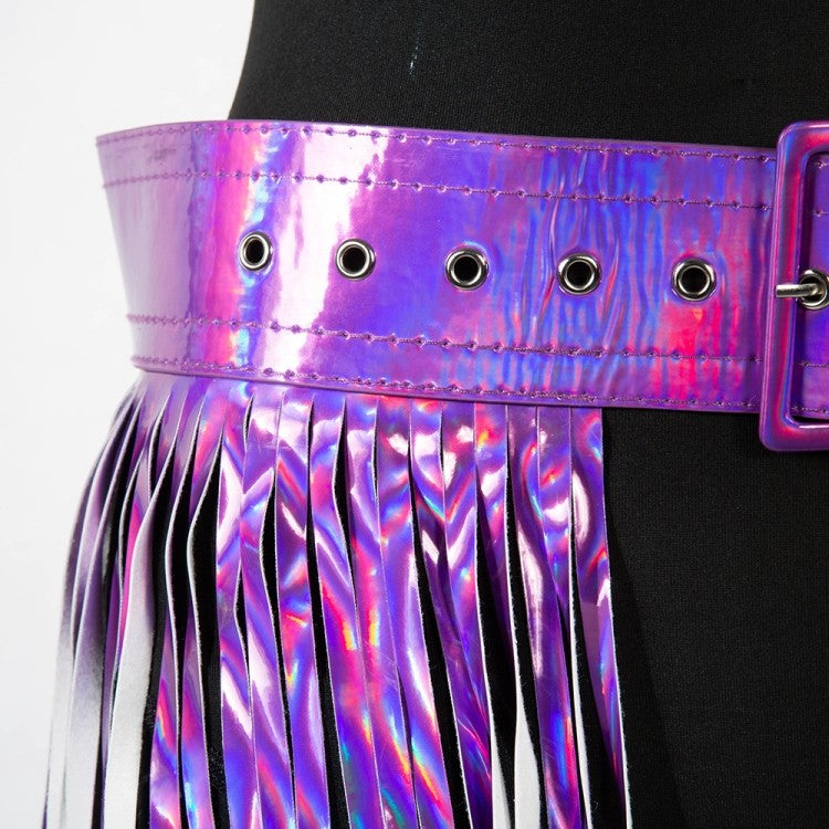 Festival Purple Fringe Belt