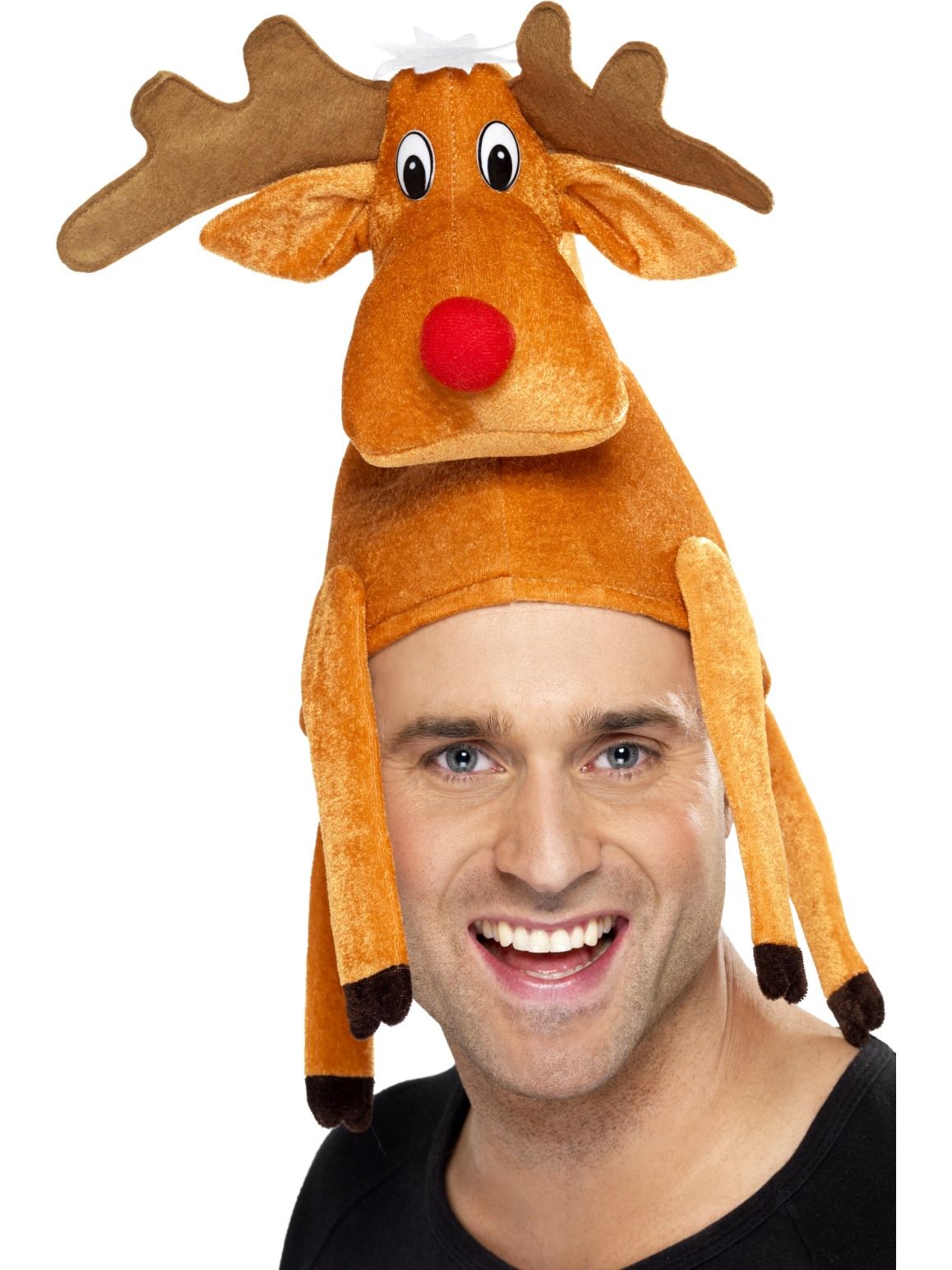 Plush Reindeer Hat
