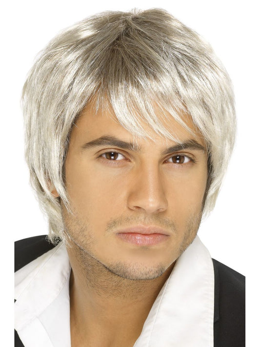 Brown and Blonde Boy Band Wig