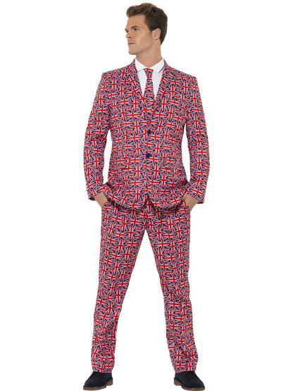 Union Jack Printed Stand Out Suit