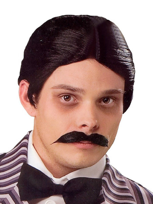 Gomez Addams Wig and Moustache