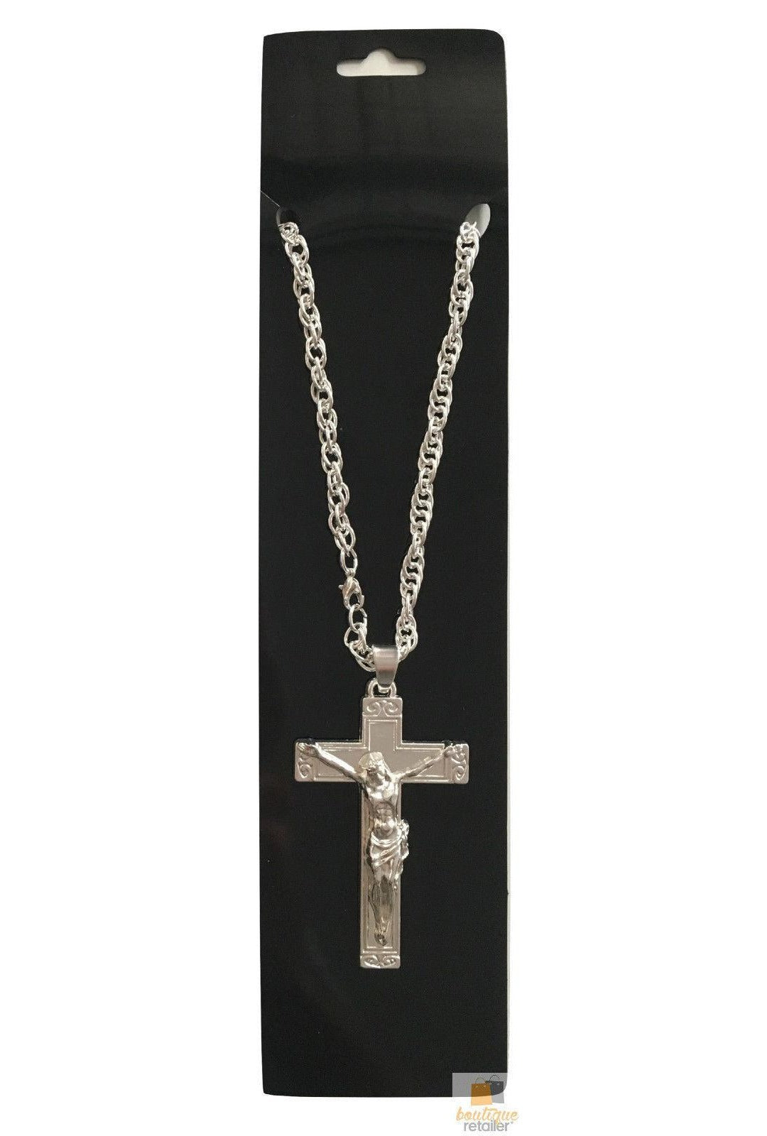 Silver Crucifix Necklace