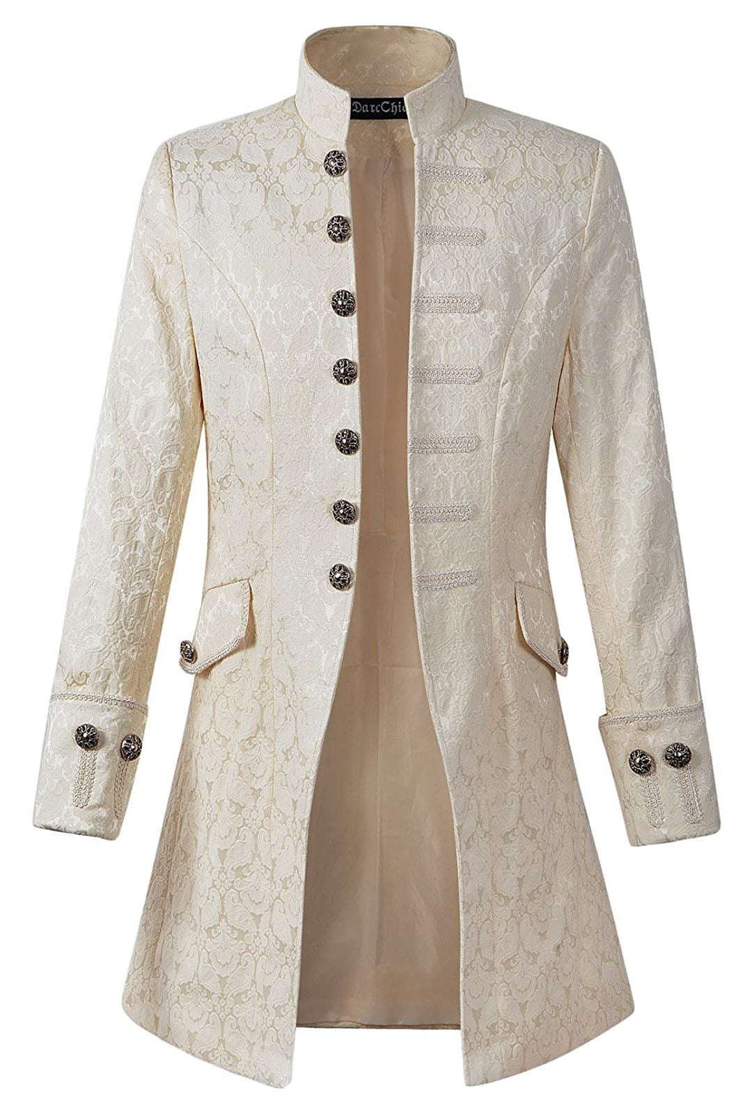 Men's Cream Pirate Coat