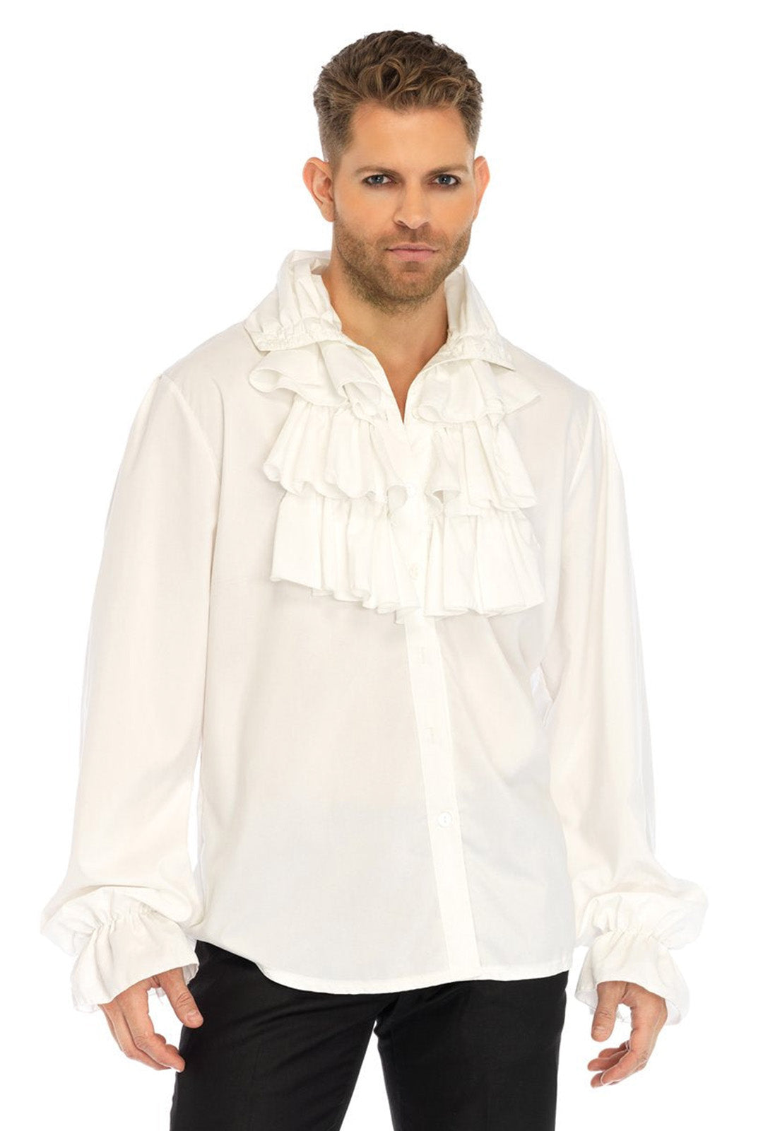 mens ruffle dress shirt White Ruffle Front Shirt Perth