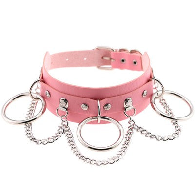 Light Pink Chained Choker