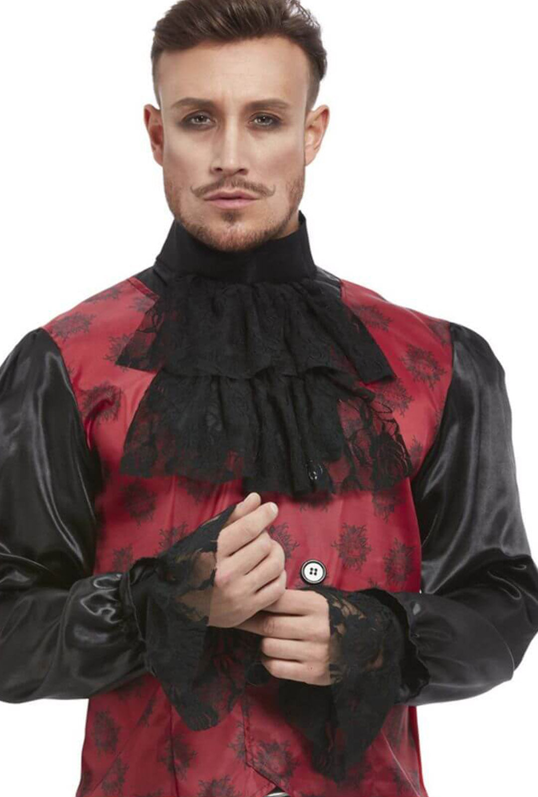 Jabot and Cuff Set Black