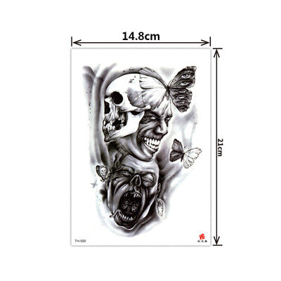 Butterfly Horror Temporary Tattoo