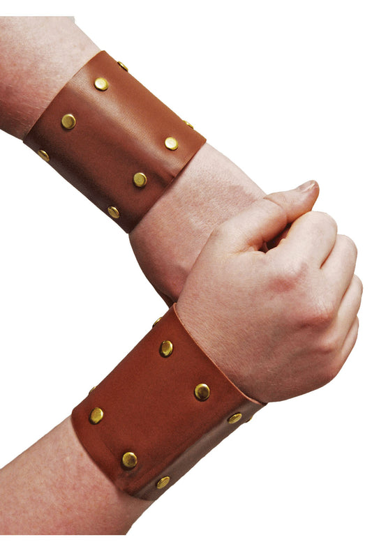 Tan Brown Roman Wristbands