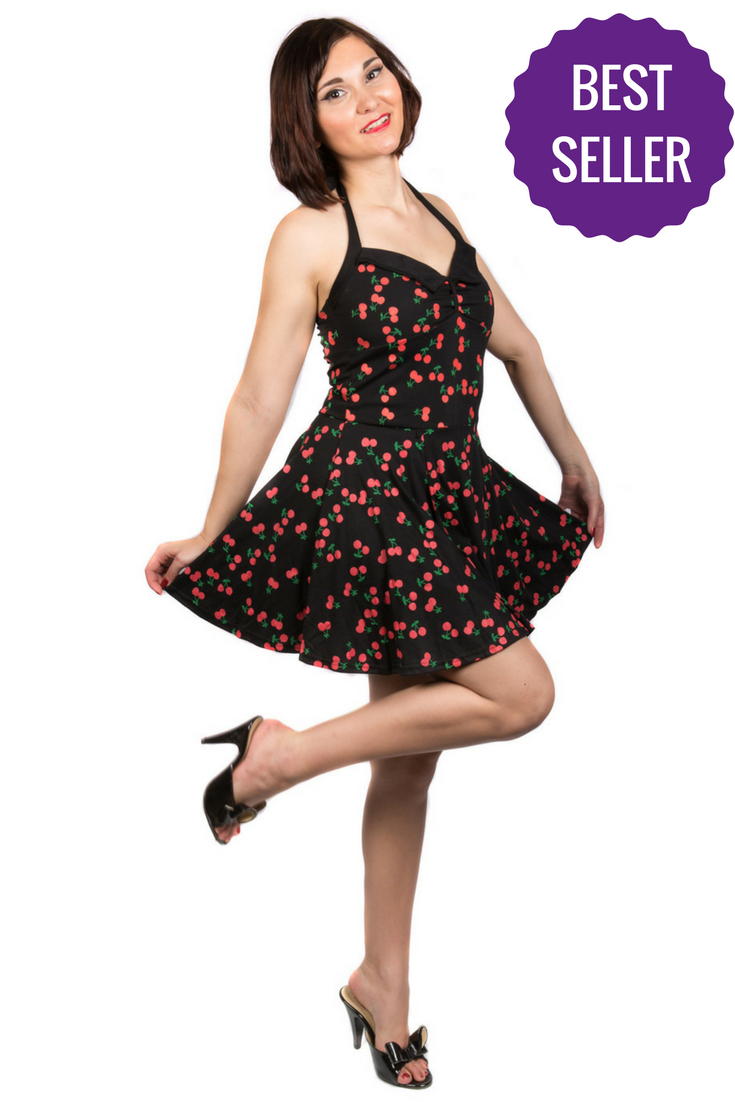 Cherry clearance mini dress