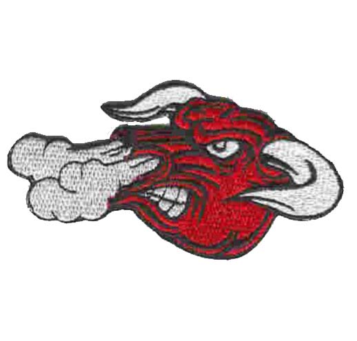 Snorting Bull Iron on Patch