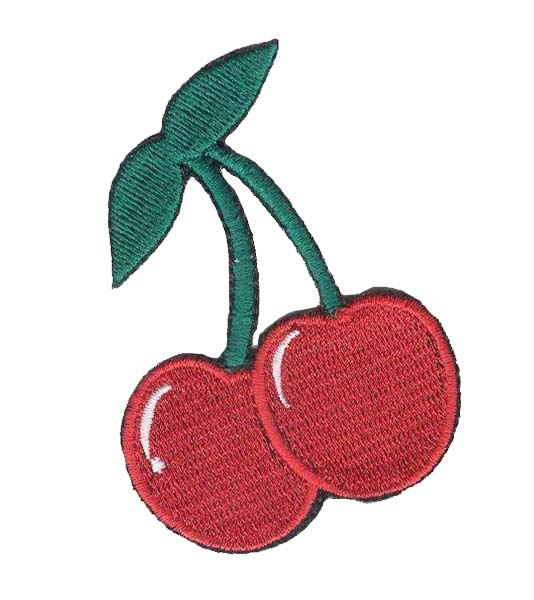 Cherry Iron On Patch