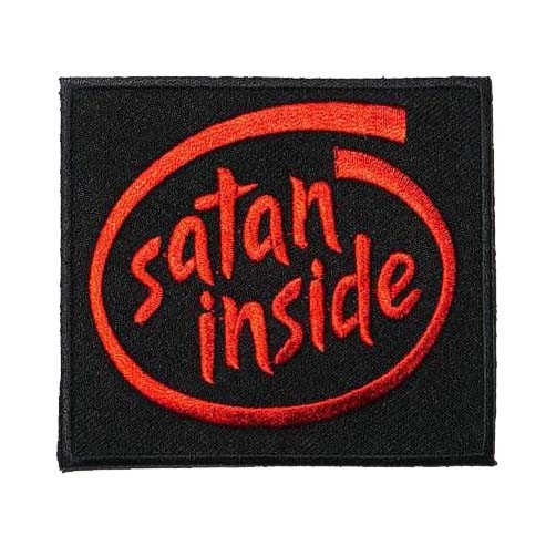 Satan Inside Iron on Patch