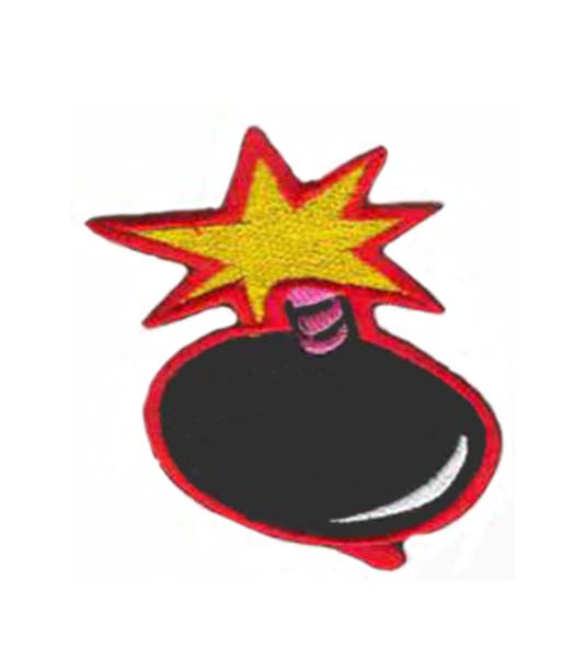 Bomb Iron on Patch