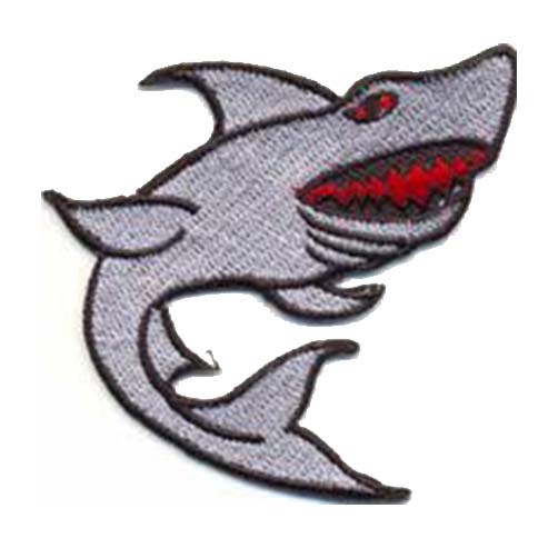Shark Iron on Patch