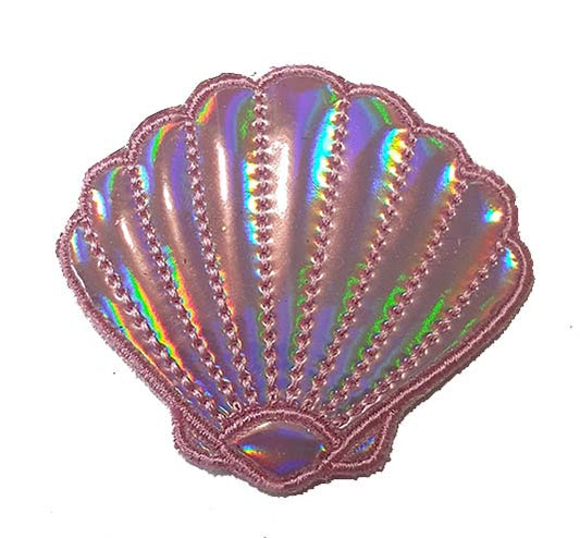Sea Shell Iron On Patch