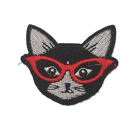 Smart Cat Iron On Patch