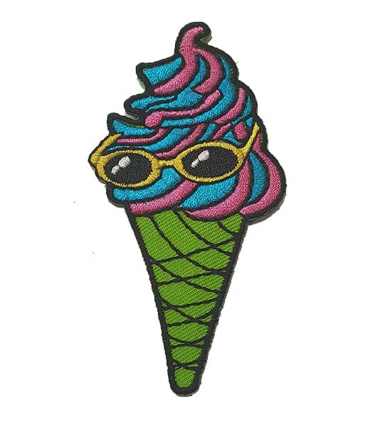 Cool Ice Cream Iron On Patch