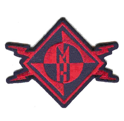 Red & Black Iron on Patch