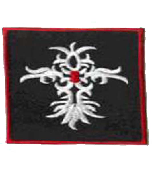 Tribal Cross Iron on Patch