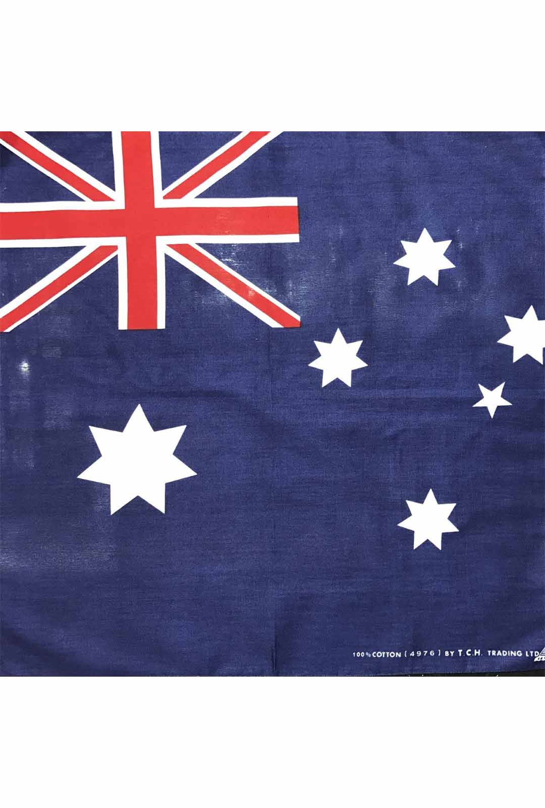 100% cotton bandana with australian flag print