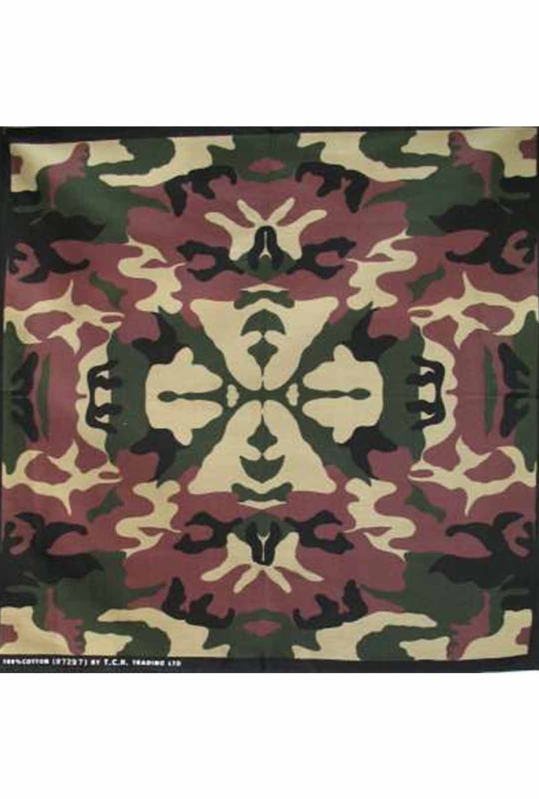 sand coloured camouflage print bandana