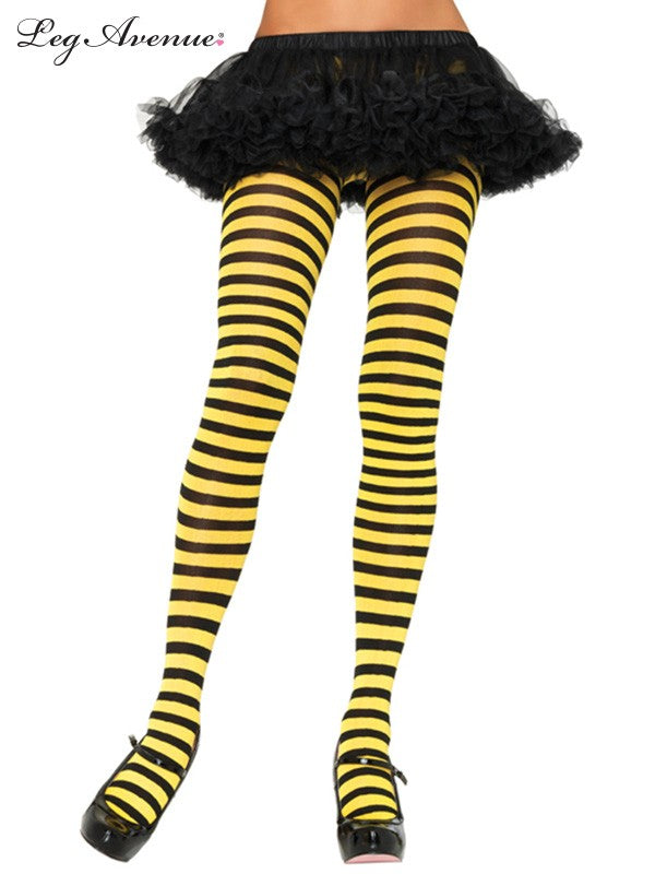 Buy Leg Avenue Children's Striped Tights Red/White Online at Low Prices in  India 