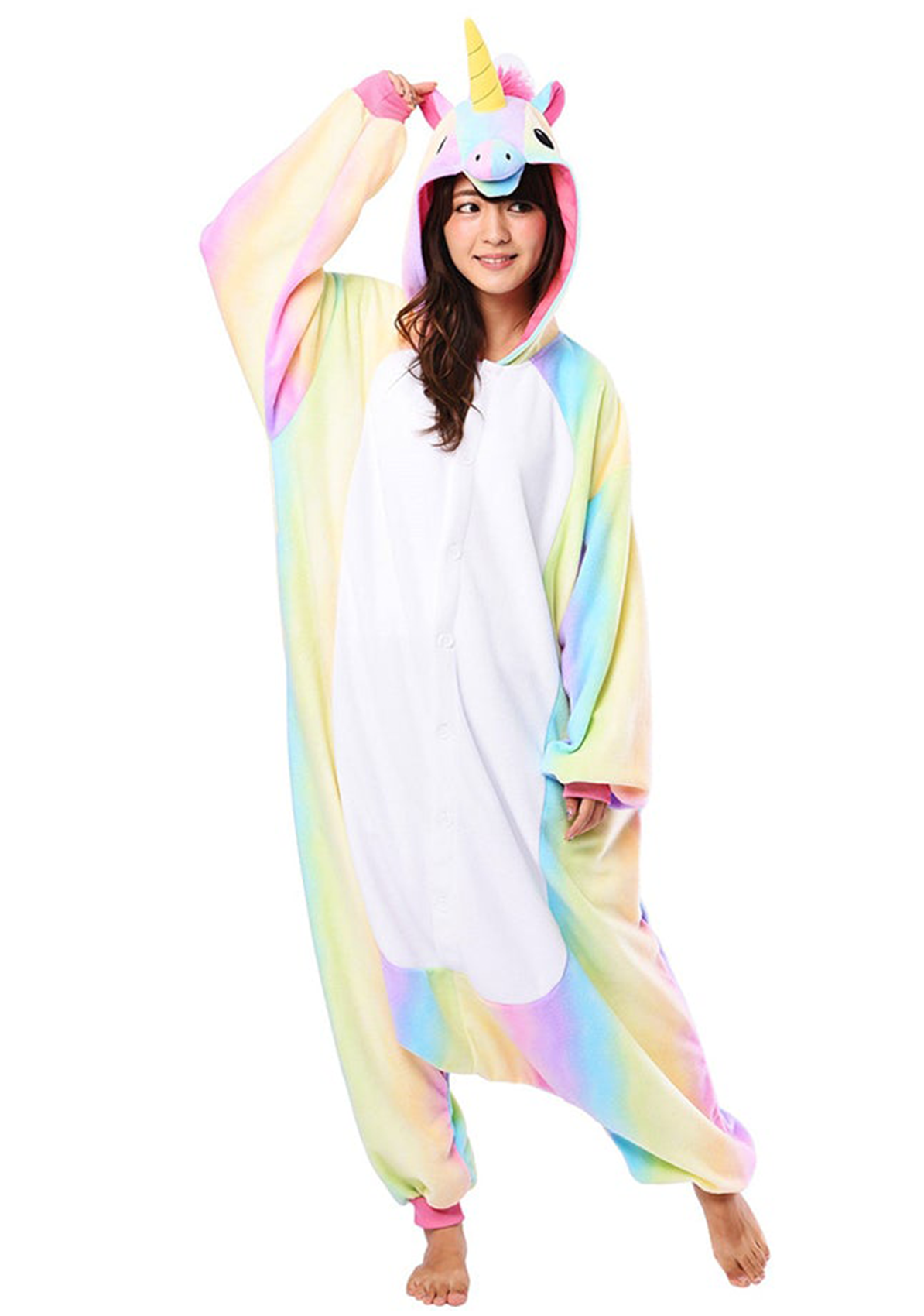 Light Pastel Rainbow Unicorn Onesie