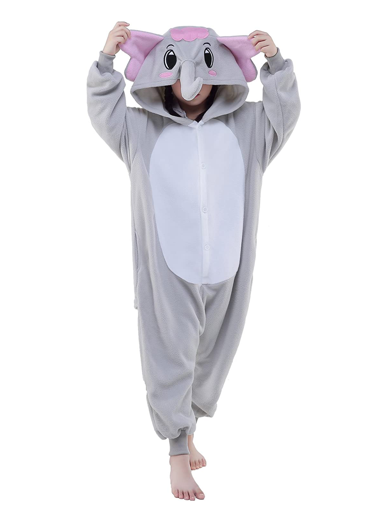 Kid s Grey Elephant Onesie Perth Hurly Burly Hurly Burly