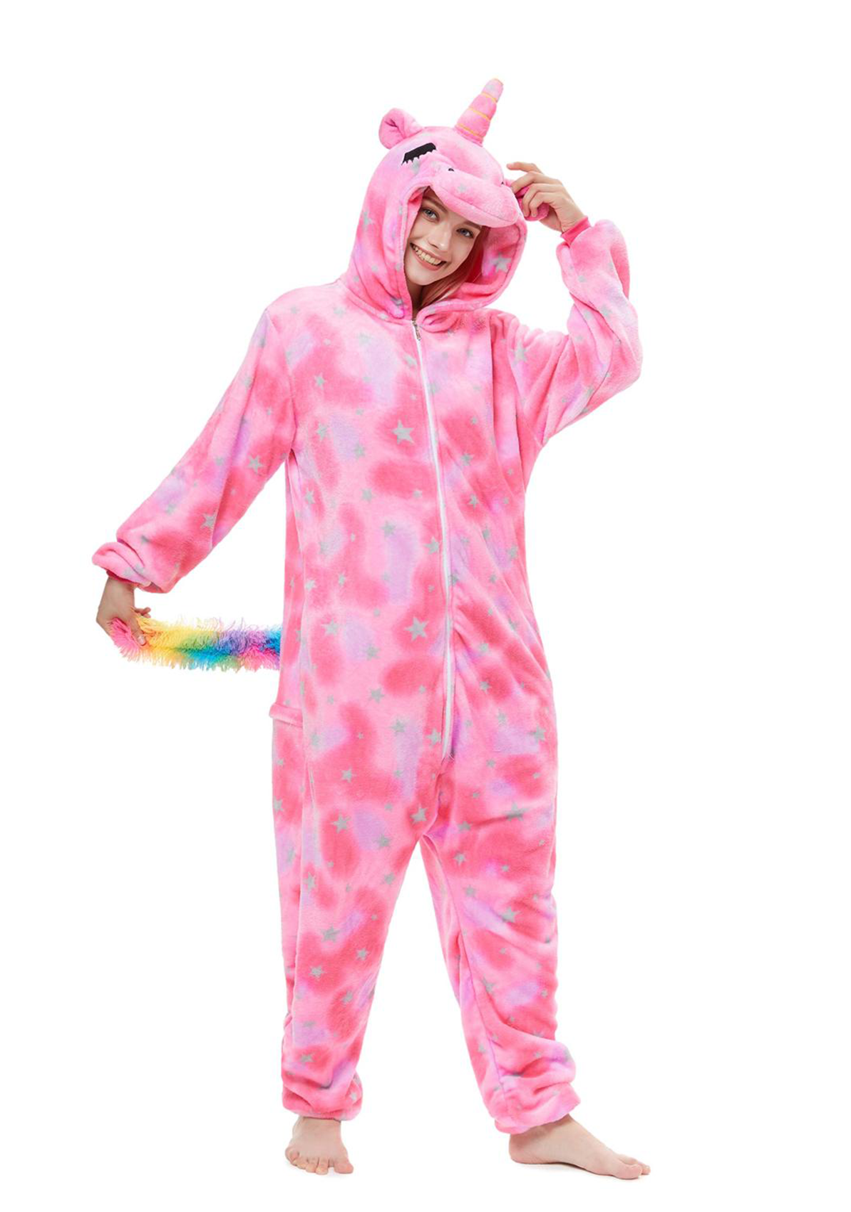 Pink Spot Unicorn Onesie