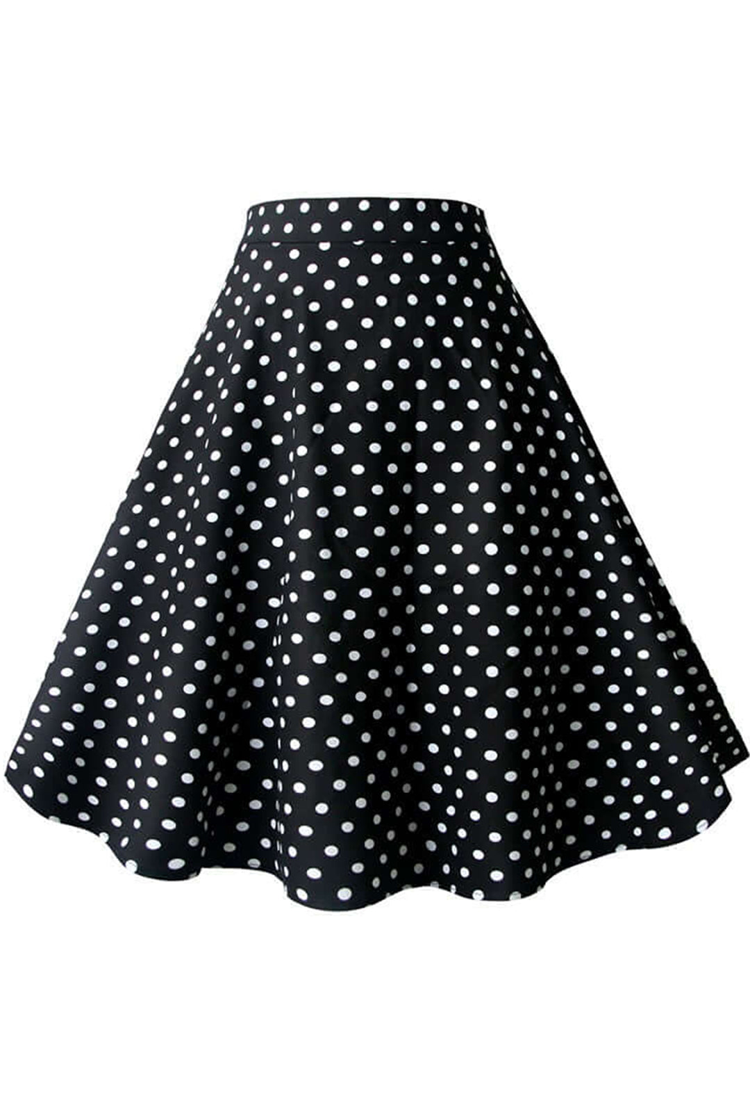 1950's Black Polka Dot Circle Skirt Perth Hurly Burly – Hurly-Burly