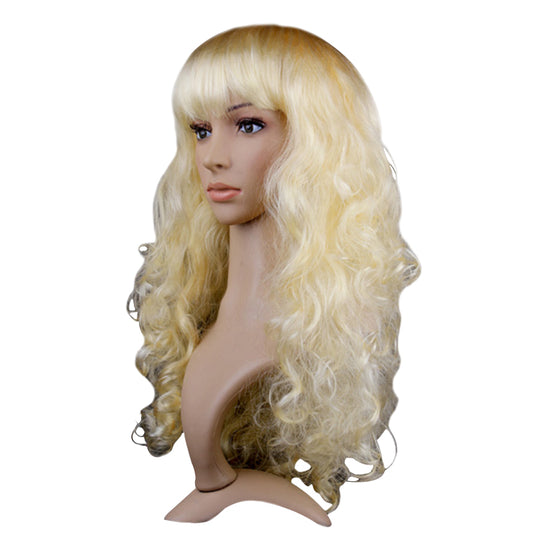 Curly Blonde Party Wig