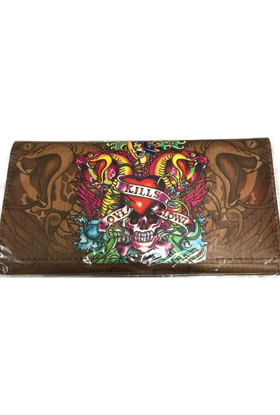 Brown Love Kills Slowly Purse