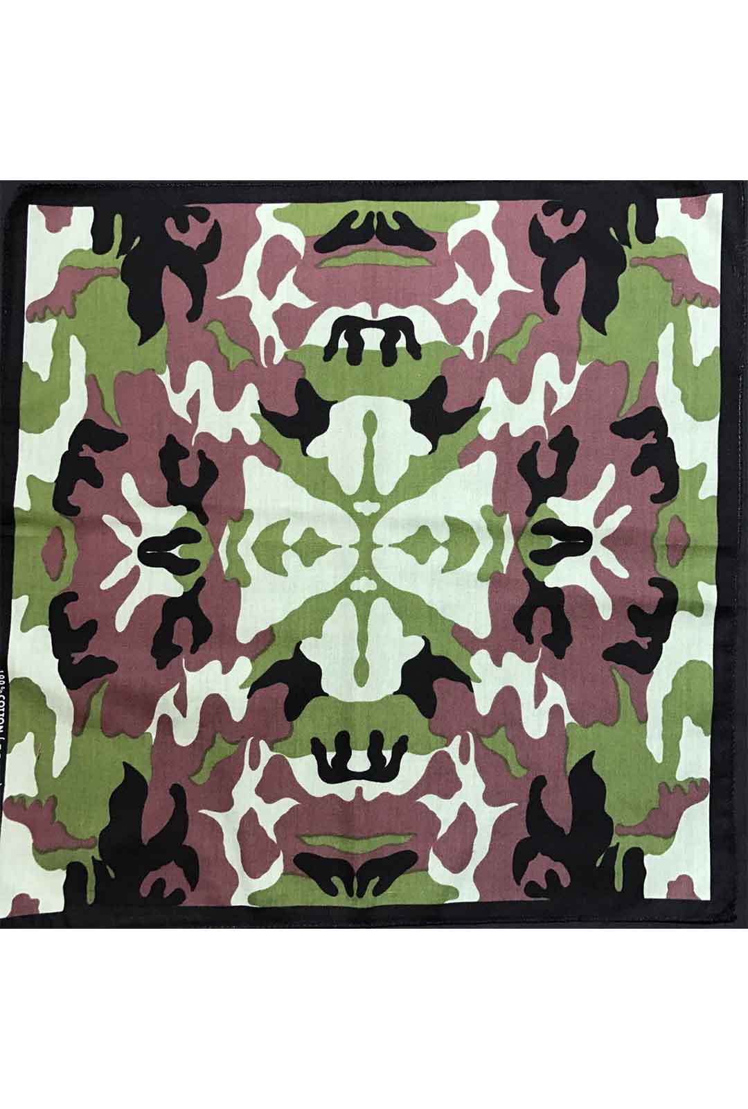 green camo print bandana