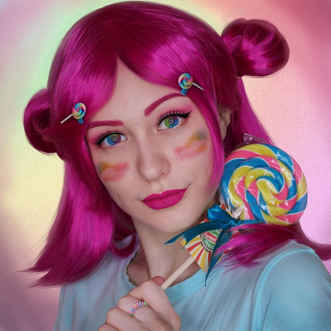 pasrtel rainbow contact lenses pride world pride LGBTQI+ LGBTQI pride accessories pride contact lenses Party Lens Contact Lenses – Non-prescription, 12-month wear coloured contacts for cosplay, Halloween, and costumes. 14.20mm diameter, 42% water content, includes free contact case. Available in Perth store and online