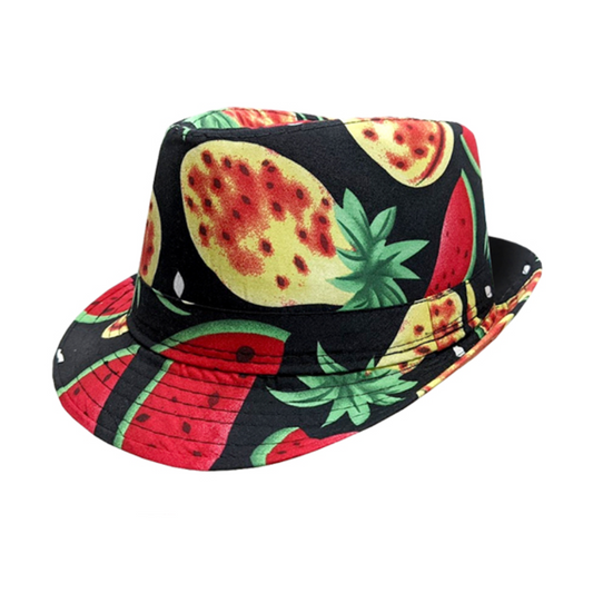 Watermelon and Pineapple Tropical Trilby