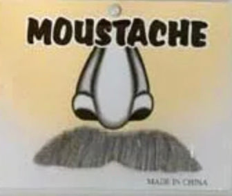 Grey Alberto Moustache