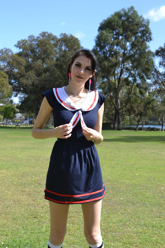 Cute Navy Sailor Dress
