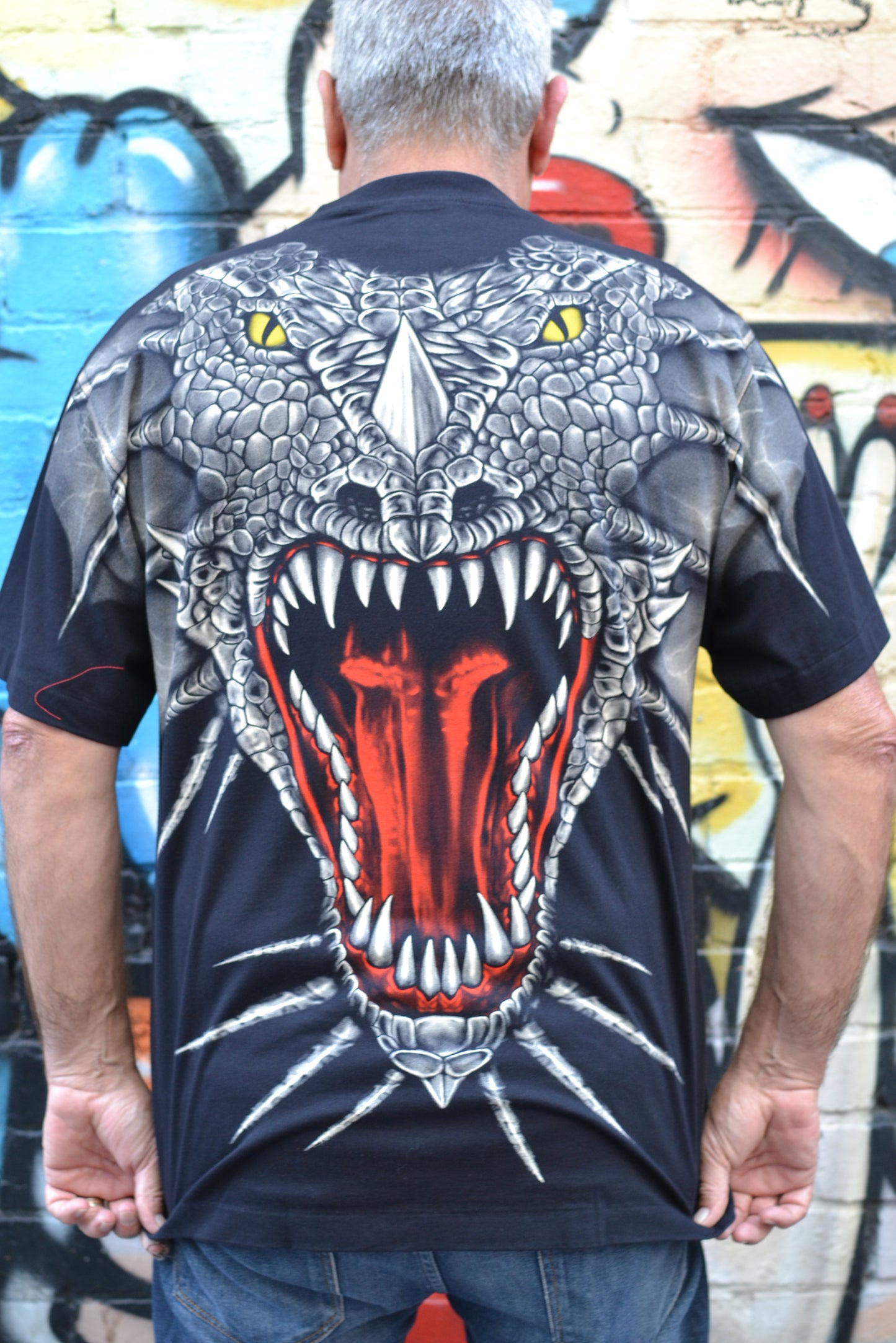 Dragon Print Short Sleeved T-Shirt
