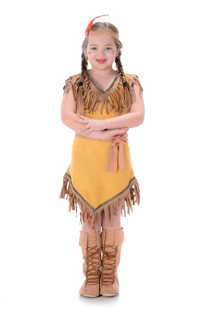 Kids Native American Indian Dress Costume