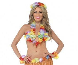 Rainbow Hawaiian Lei Kit