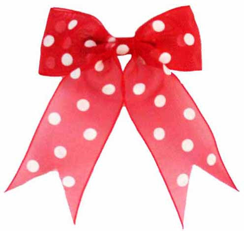 Red Polka Dot Bow