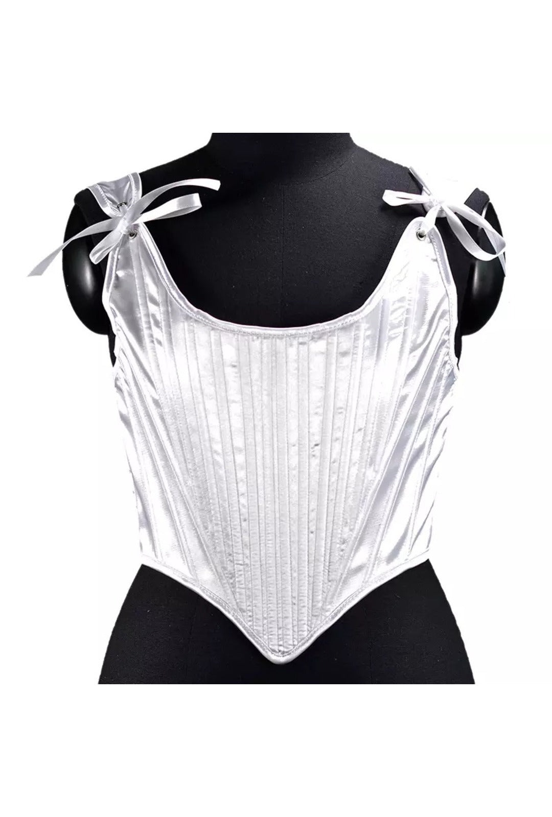 White Bandage Corset Top